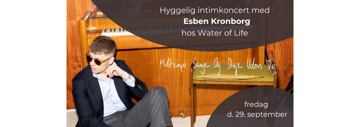 Intimkoncert med Esben Kronborg