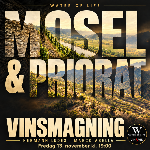 Vinsmagning | Ludes &amp; Marco Abella | 13. November kl. 19:00 | Water of Life / Vin &amp; Vin Br�dstrup 