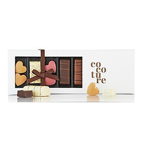 225g Familiebox, fyldte chok, marci, lakr. m. i hvid cocoture �ske