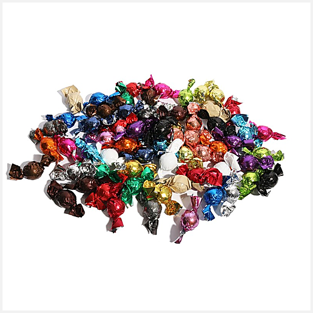 1 kg Mixed fyldte Cocoture chokoladekugler i cellofanpose