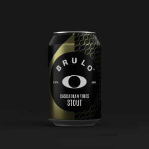 B/R/U/L/O - BRULO CASCADIAN TIDES, STOUT, 0,0%, 33 cl D�se
