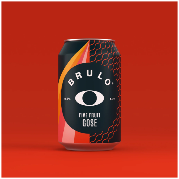 B/R/U/L/O - BRULO 5 Fruit Gose, 0,0%, 33 cl D�se