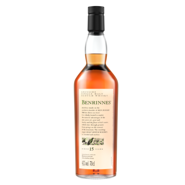 Benrinnes 15 Year Old Flora &amp; Fauna Single Malt Whisky 43% 70cl
