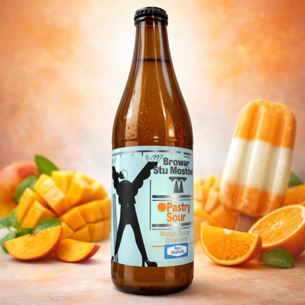 Browar Stu Most�w - Pastry Sour - Mango/Orange/Creamsicle - Non-alcoholic, 0,5l