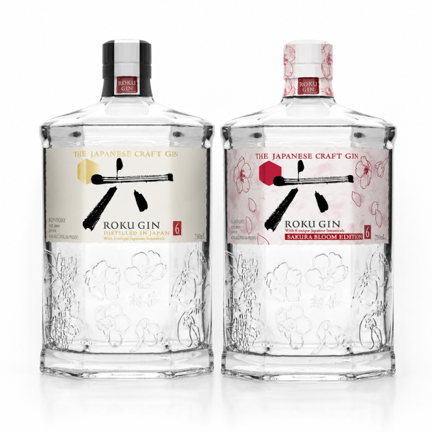Roku Gin + Roku Gin Sakura Bloom Edition 2 fl. x 43% alc. 70 cl.