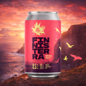 DOIS CORVOS Cervejeira Finisterra Imperial Porter, alc. 8,5%, 33cl