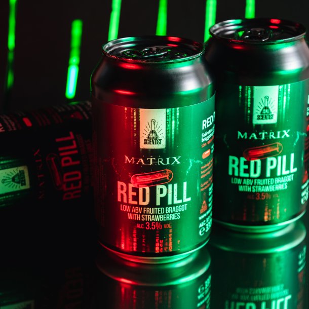 Mad Scientist THE MATRIX Red Pill, 3,5% alc. 33cl.