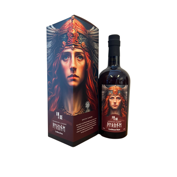 Vikinger i Kystlandet - Dronning Alrune - Romdeluxe - Caribbean rum - 40% ABV 70 cl.