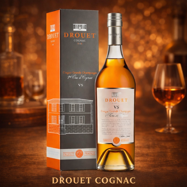 Drouet VS Cognac Grande Champagne 40% alc. 70 cl.
