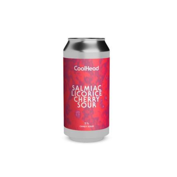 Coolhead Salmiac Licorice Cherry Sour 5% alc. 44 cl.