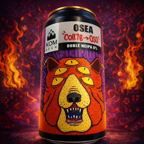 KOM-BEER - OSEA "COLLAB ->OSO" - Doble NEIPA - 8% alc. 44cl