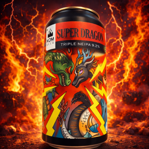 KOM-BEER - SUPER DRAGON - TRIPLE IPA - 9,2% lac. 44cl