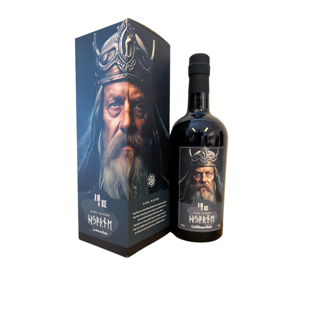 Vikinger i Kystlandet - Kong Hjarne - Romdeluxe - Caribbean Rum - 40% ABV 70 cl.