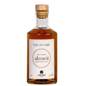Lowlands Lost on Oak Egetrslagret Akvavit 42% alc. 50 cl.