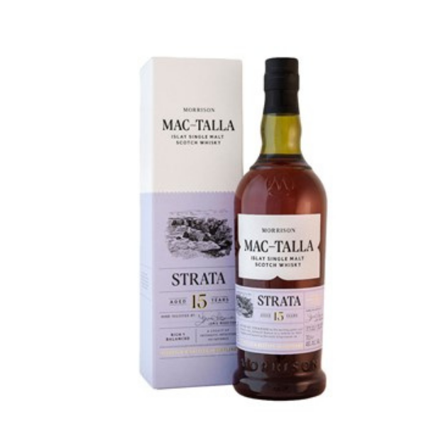 Mac-Talla "Strata" Aged 15 Years Islay Single Malt Whisky 46%alc 70cl