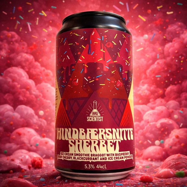 Mad Scientist - Hindb�rsnitte Sherbet - 5,3% alc. 44 cl