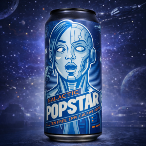 Mad Scientist Galactic Popstar, Glutenfree West Coast IPA 6% alc. 44 cl.