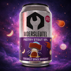 Moersleutel COCONUT SPACE BROWNIE, Pastry Stout, 10% alc. 33cl