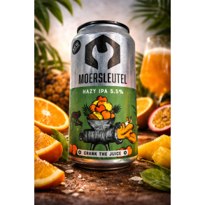 Moersleutel Crank The Juice HAZY IPA 5,5% alc. 44 cl.