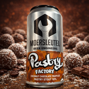 Moersleutel - Pastry Factory - Coconut Chocolate Truffles - 10% alc. 44cl.