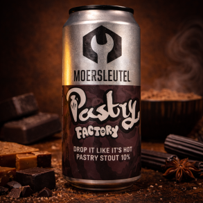 Moersleutel Pastry Factory Drop it like it's hot, Stout 10% alc. 44cl.
