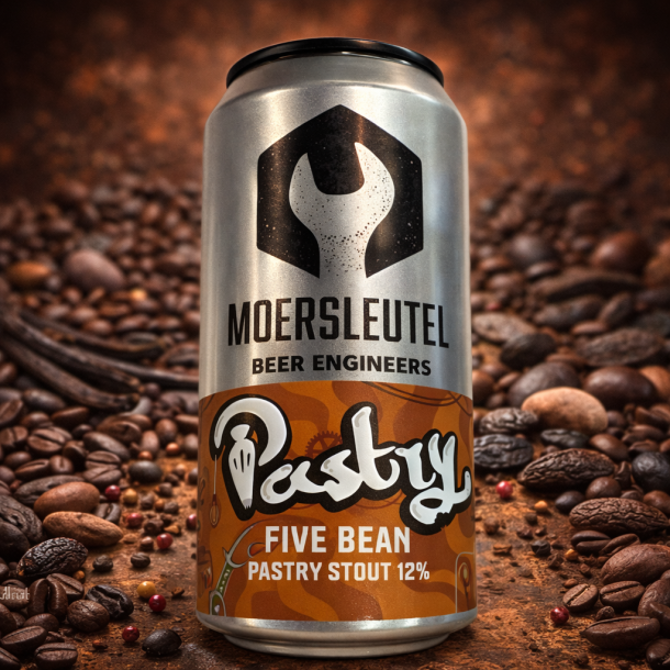 Moersleutel - Pastry Factory - Five Bean - 12% alc. 44cl.