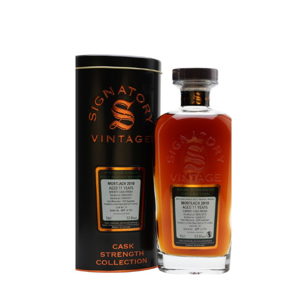 Signatory Cask Strength Collection Mortlach 2010/2021 Sherry Cask Finish 70 cl. 57,8% alc.