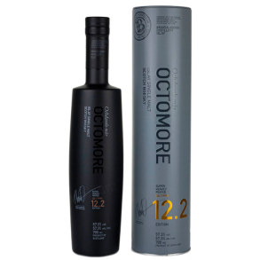 Octomore 12.2 Islay Single Malt Whisky Super Heavily Peated 129.7 ppm 57,3% alc 70 cl.