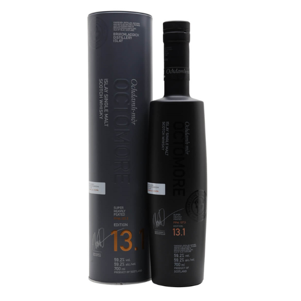 Octomore 13.1 Islay Single Malt Whisky Super Heavily Peated 137.3 ppm 59,2% alc. 70 cl