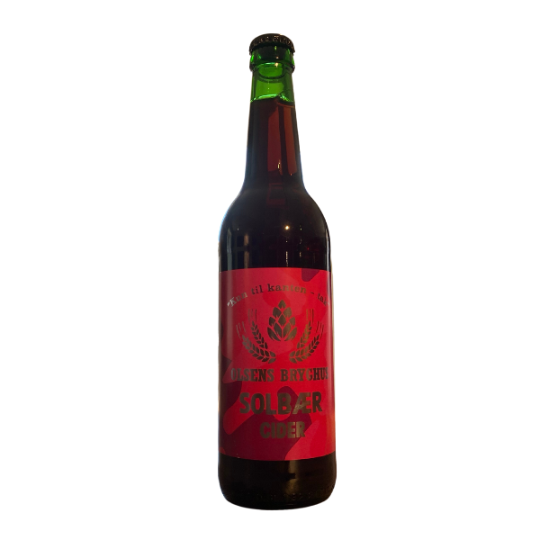 Olsens Bryghus Solbr Cider 3% alc. 50 cl. inkl. pant