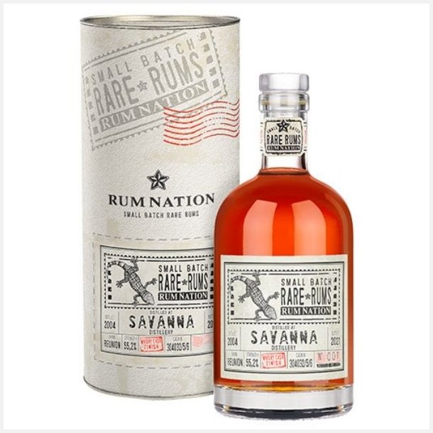 Rum Nation Rare Rums -Savanna whisky Finish 55,2% 70cl