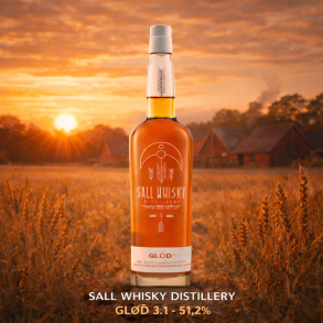 Sall Whisky Distillery - Gl�d 3.1 - Single Malt & Single Farm Organic Danish Whisky - 51,2% alc. 70 cl 