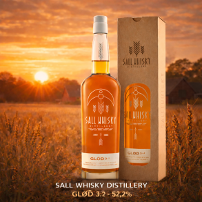 Sall Whisky Distillery - Gl�d 3.2 - Single Malt & Single Farm Organic Danish Whisky - 52,2% alc. 70 cl 