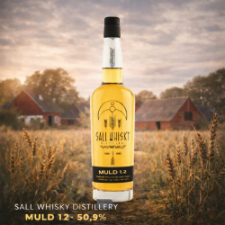 Sall Whisky Distillery - MULD 1.2 - Single Malt &amp; Single Farm Organic Danish Whisky - 50,9% alc. 70 cl 