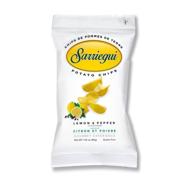 Sarriegui Lemon &amp; Pepper Chips 40 gr.