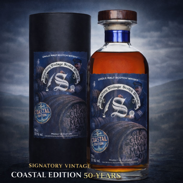 Signatory Vintage - Coastal Edition- Old School Single Malt 50y - 43,1% alc.70 cl.