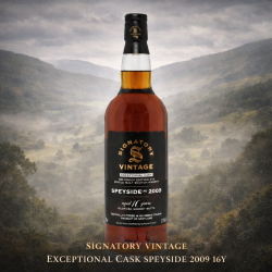 Signatory Vintage - Exceptional Cask - Speyside(M) 2009 16y - 57,1% alc.70 cl.