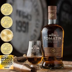 Tomatin 18 Years 46% alc. 70 cl. Highland Single Malt Scotch Whisky