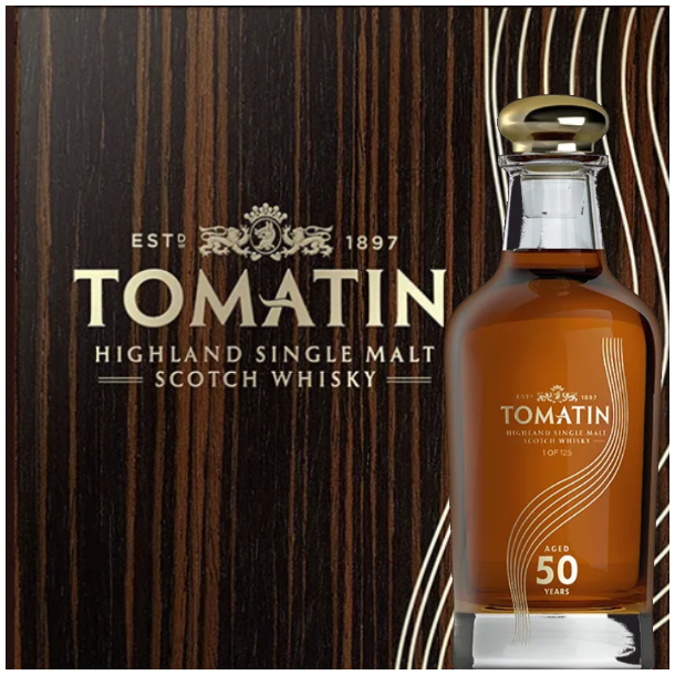 Tomatin 50 year old - 125 year anniversary - 44% alc. 70 cl.