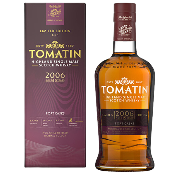 Tomatin Portuguese Collection 2006 Port Casks Aged 15 Years 46% alc. 70 cl.