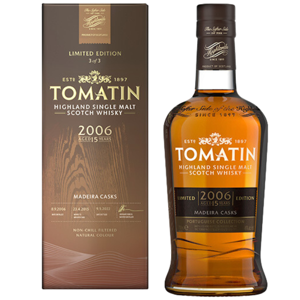 Tomatin Portuguese Collection 2006 Madeira Casks Aged 15 Years 46% alc. 70 cl.