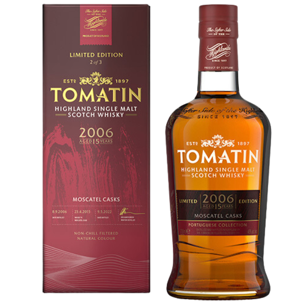 Tomatin Portuguese Collection 2006 Moscatel Casks Aged 15 Years 46% alc. 70 cl.