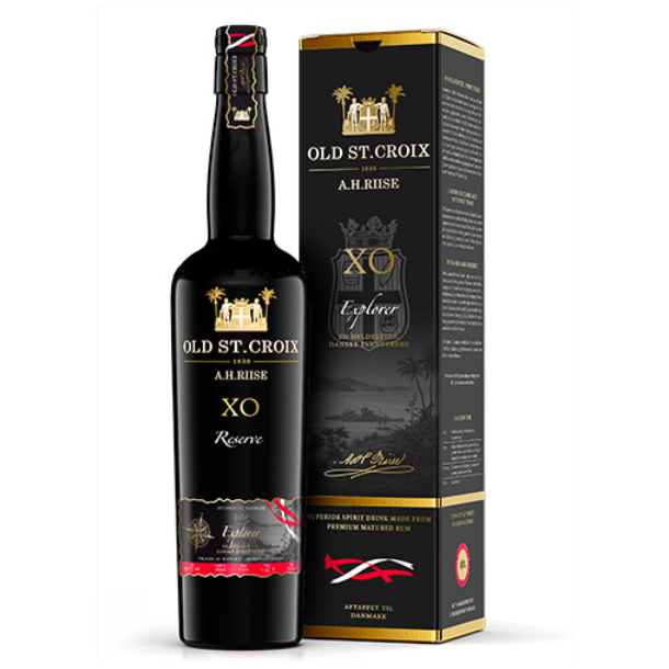 A.H. Riise Old St. Croix XO Explorer Denmark 40% alc. 70cl.