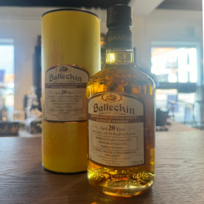 Ballechin 20 Years Matured in 1st fill Bourbon Barrels Cask Strenght 52,8% alc. 70 cl.