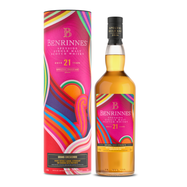 Benrinnes 21 Grand Crescendo Double Matured American &amp; European Wine Casks SR2024 55,4% alc. 70 cl. 