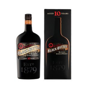 Gordon Graham's Black bottle 10 Years Blended Scotch Whisky 40% alc. 70 cl.
