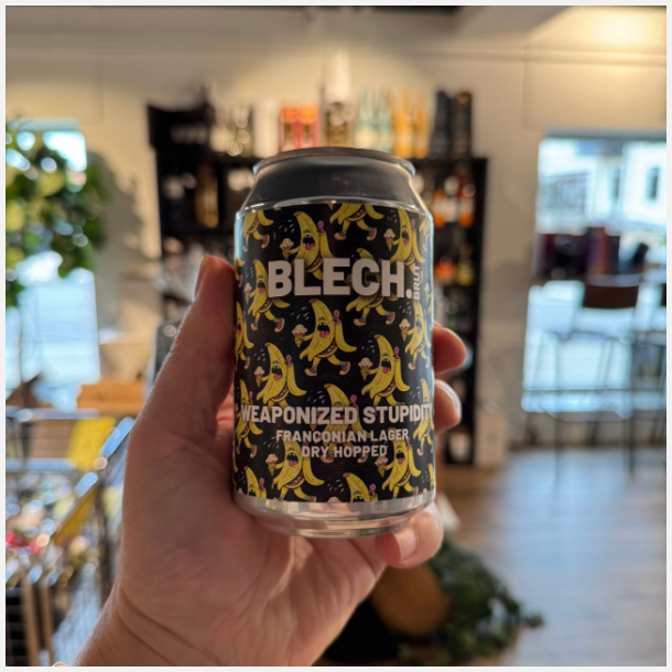 Blech.Brut 8 BIT Weaponized Stupidity Dry-hopped Franconian Lager 5,5% alc. 330 ml.