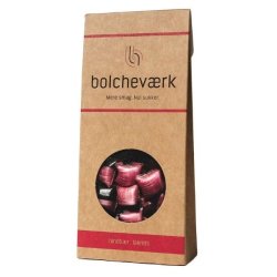 Sukkerfrie Bolcher med Hindbr &amp; Lakrids. Mere Smag, Nul Sukker. Netto 100 gram