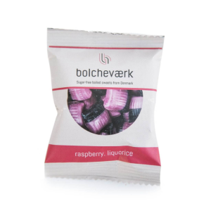 Sukkerfrie Bolcher med Hindb�r & Lakrids Minipose