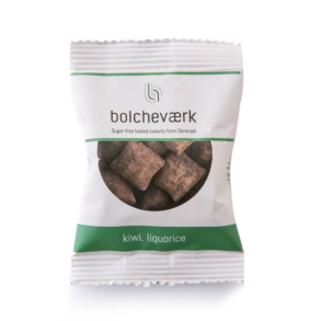 Sukkerfrie Bolcher med Kiwi & Lakrids Minipose